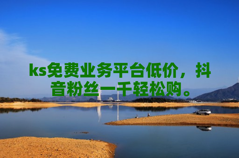 ks免费业务平台低价，抖音粉丝一千轻松购。