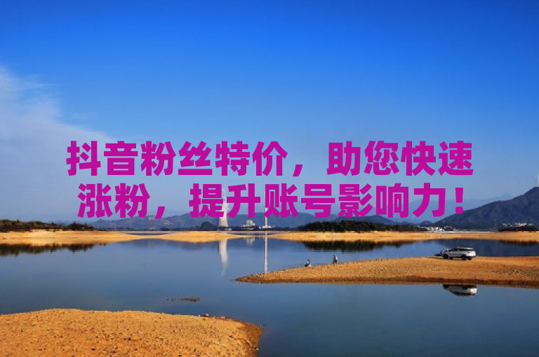 抖音粉丝特价，助您快速涨粉，提升账号影响力！