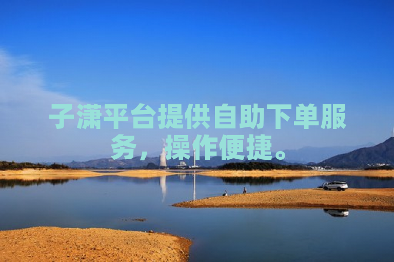 子潇平台提供自助下单服务，操作便捷。