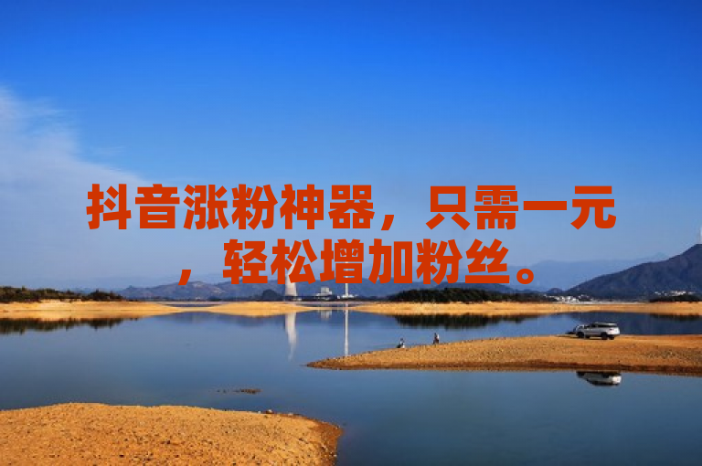 抖音涨粉神器，只需一元，轻松增加粉丝。