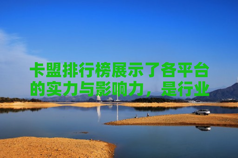 卡盟排行榜展示了各平台的实力与影响力，是行业风向标。