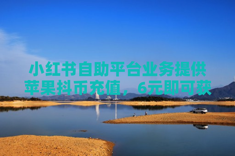 小红书自助平台业务提供苹果抖币充值，6元即可获得60币。
