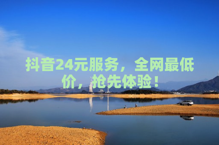 抖音24元服务，全网最低价，抢先体验！