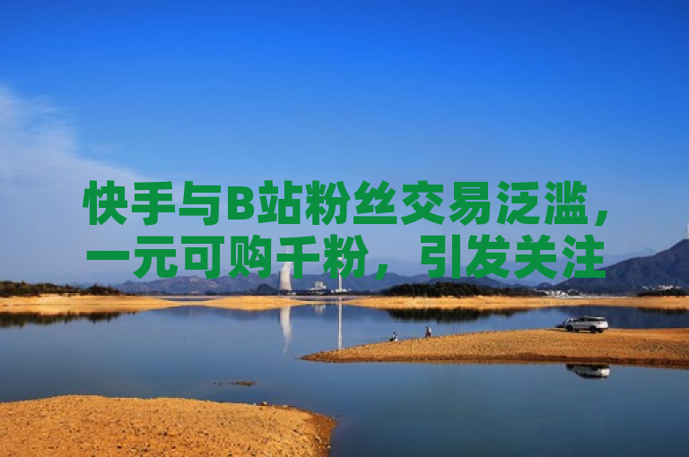 快手与B站粉丝交易泛滥，一元可购千粉，引发关注！