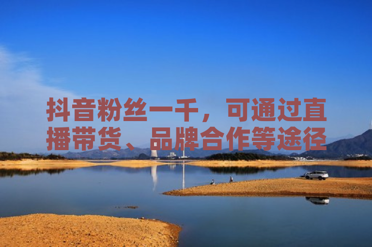 抖音粉丝一千，可通过直播带货、品牌合作等途径实现变现。