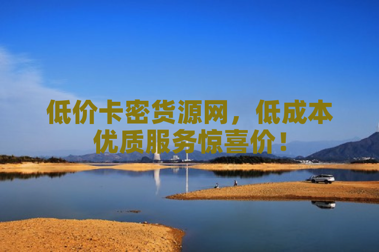 低价卡密货源网，低成本优质服务惊喜价！