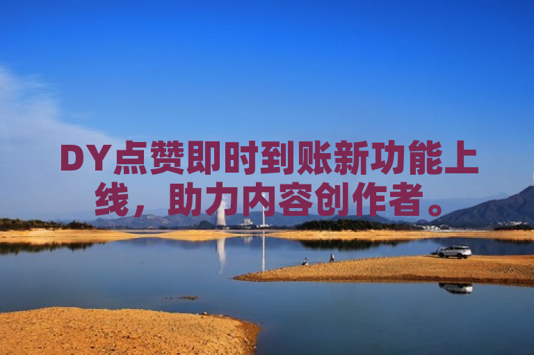 DY点赞即时到账新功能上线，助力内容创作者。