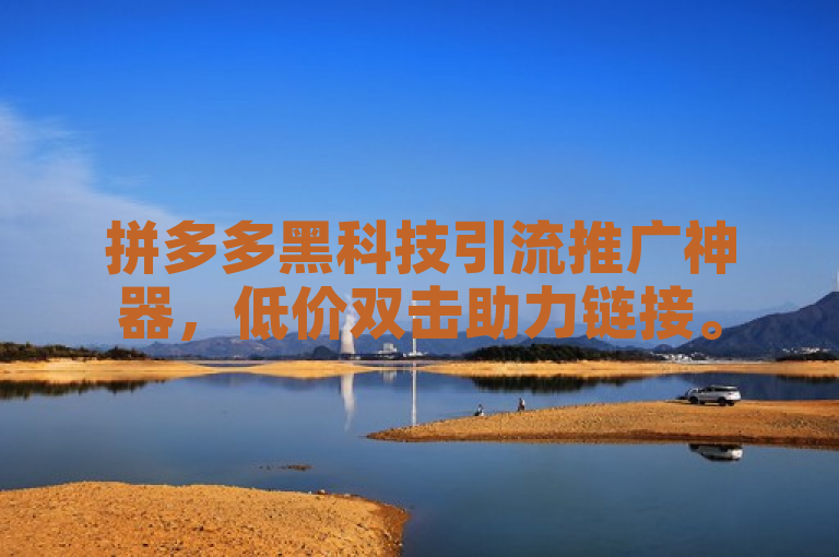 拼多多黑科技引流推广神器，低价双击助力链接。