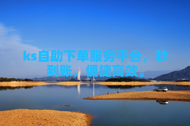 ks自助下单服务平台，秒到账，便捷高效。