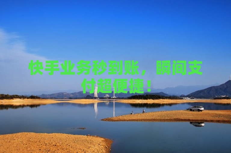 快手业务秒到账，瞬间支付超便捷！