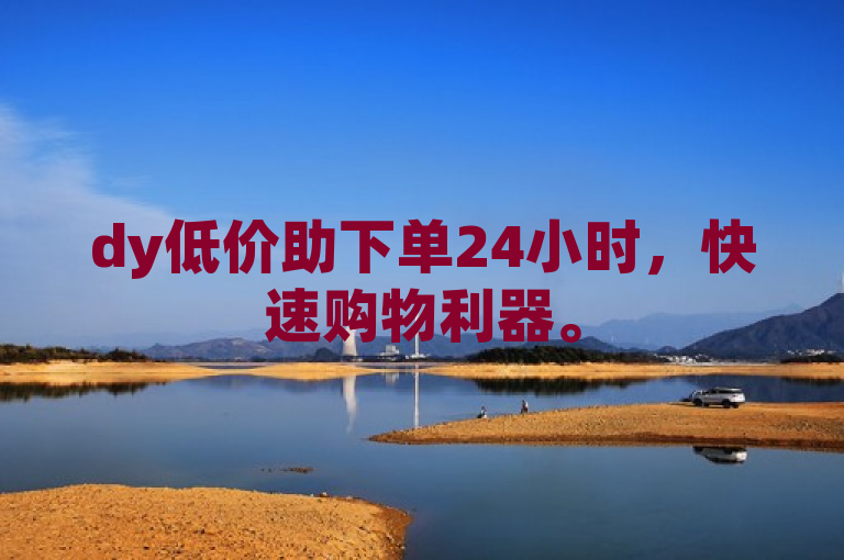 dy低价助下单24小时，快速购物利器。