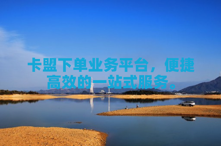 卡盟下单业务平台，便捷高效的一站式服务。