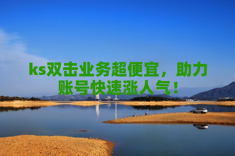 ks双击业务超便宜，助力账号快速涨人气！