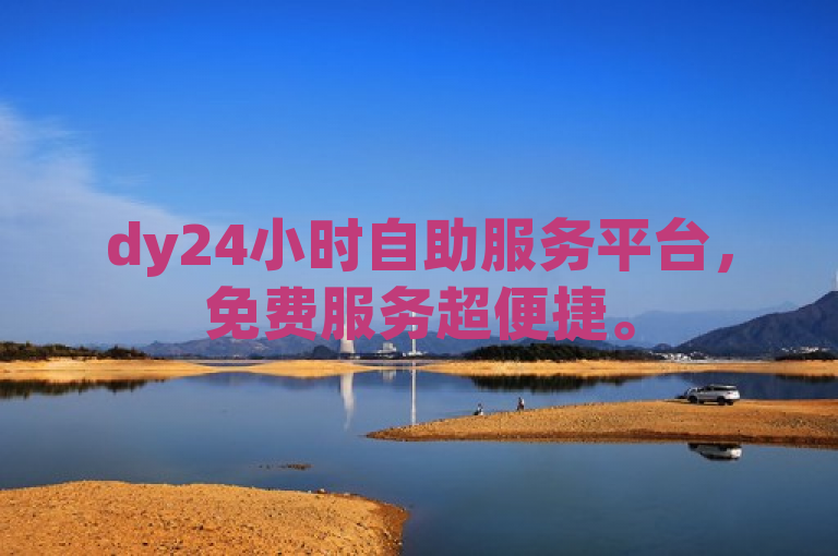 dy24小时自助服务平台，免费服务超便捷。
