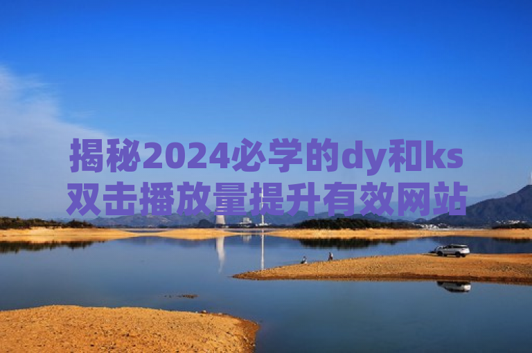 揭秘2024必学的dy和ks双击播放量提升有效网站推荐！