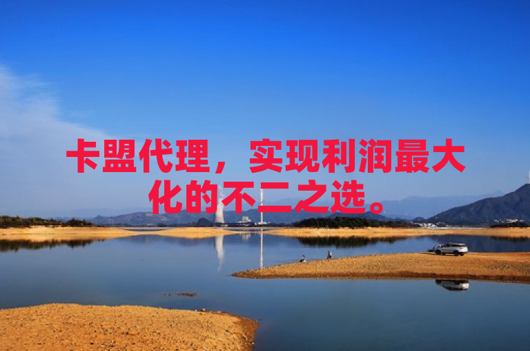 卡盟代理，实现利润最大化的不二之选。
