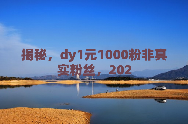 揭秘，dy1元1000粉非真实粉丝，2025别盲目学。