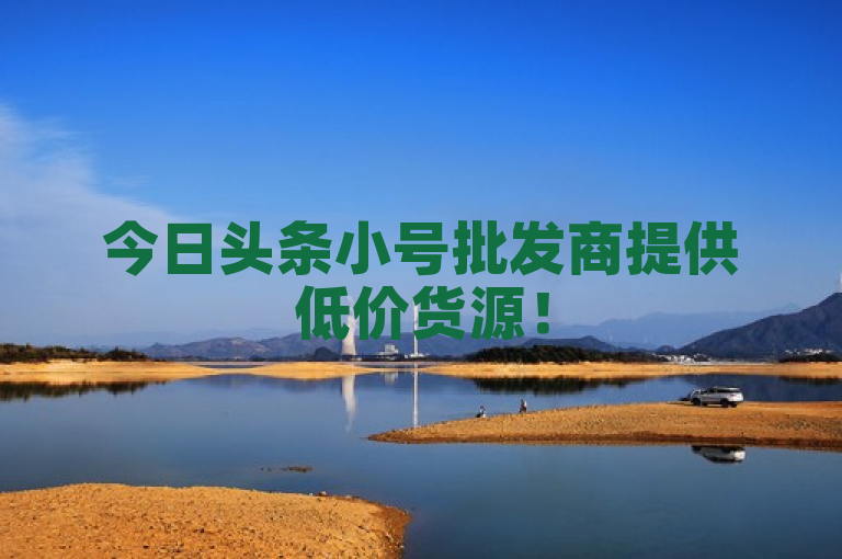 今日头条小号批发商提供低价货源！