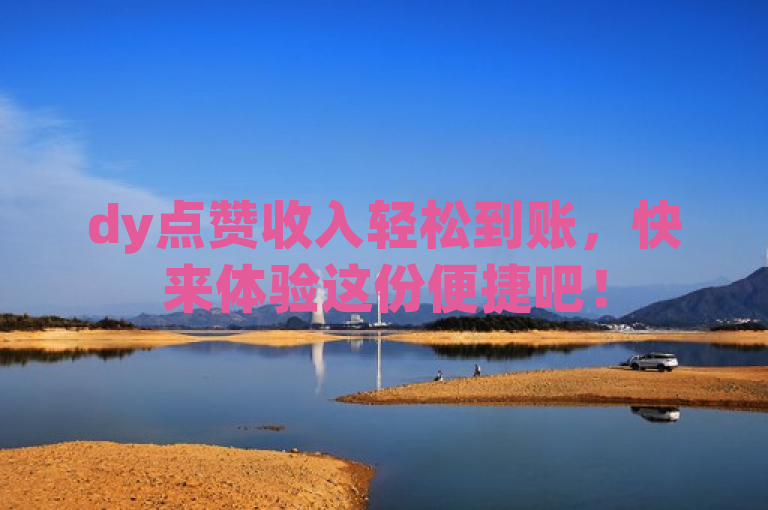 dy点赞收入轻松到账，快来体验这份便捷吧！