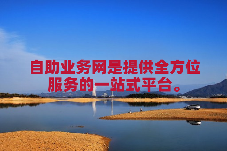 自助业务网是提供全方位服务的一站式平台。