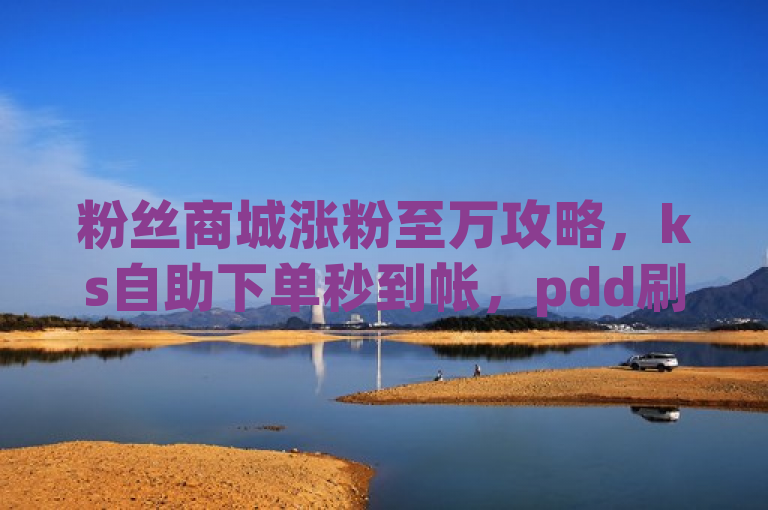 粉丝商城涨粉至万攻略，ks自助下单秒到帐，pdd刷助力软件爆料。