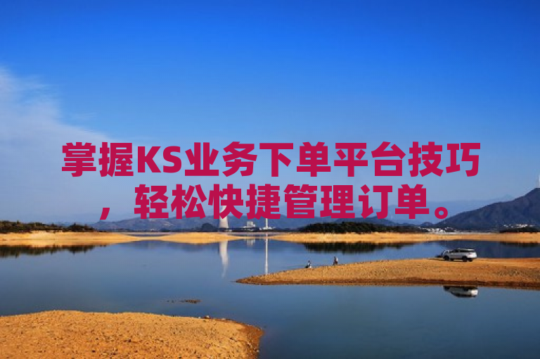 掌握KS业务下单平台技巧，轻松快捷管理订单。