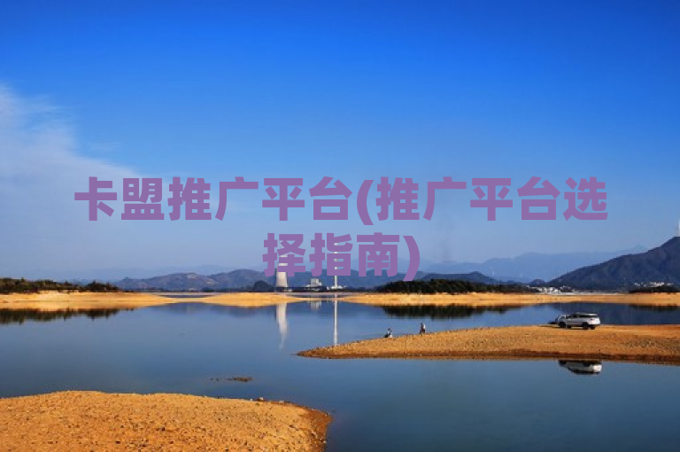 卡盟推广平台(推广平台选择指南)