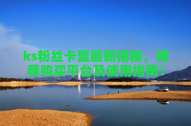 ks粉丝卡盟最新揭秘，推荐购买平台及使用指南！