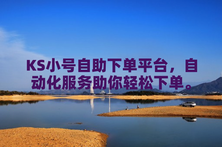 KS小号自助下单平台，自动化服务助你轻松下单。